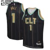 Camiseta Niños NBA Charlotte Hornets Lamelo Ball 1 2022-23 Jordan City Edition Negro Swingman